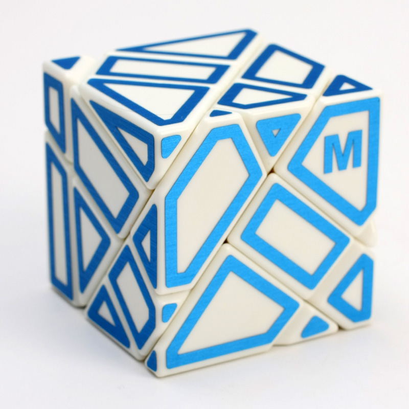 鬼魔魔方烧脑超难3三阶鬼魔魔方方寸碳纤维异形魔方顺滑学生玩具三阶