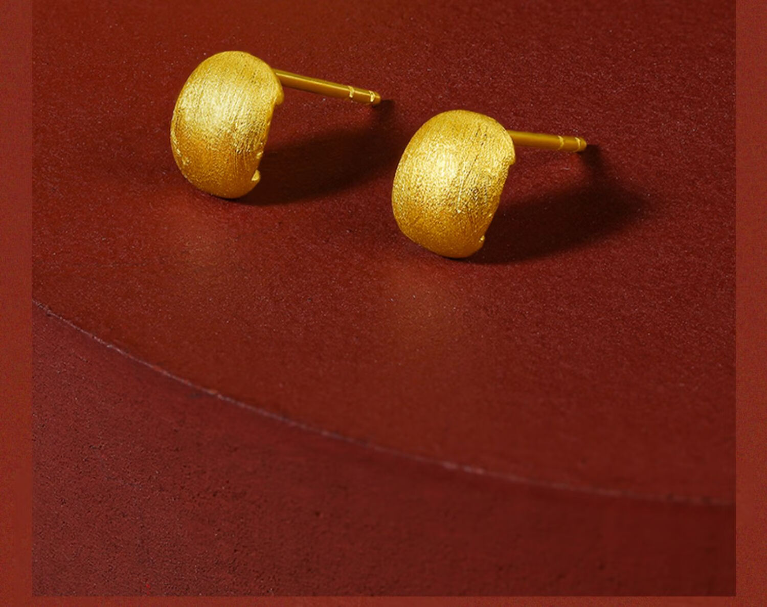 老凤凰同款 999足金黄金耳钉小豆豆5g单只养耳洞金豌豆金耳环女时尚新