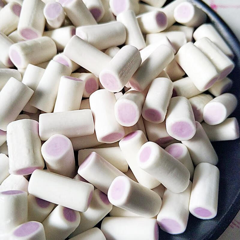 香芋味奶糖新美香芋奶糖小时候怀旧童年90后小零食儿童糖果20片400粒1