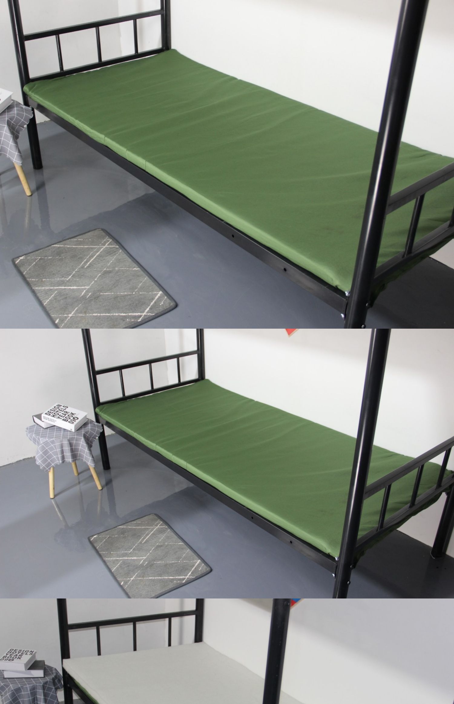 军训床垫加厚硬质海棉垫子透气上下铺0.