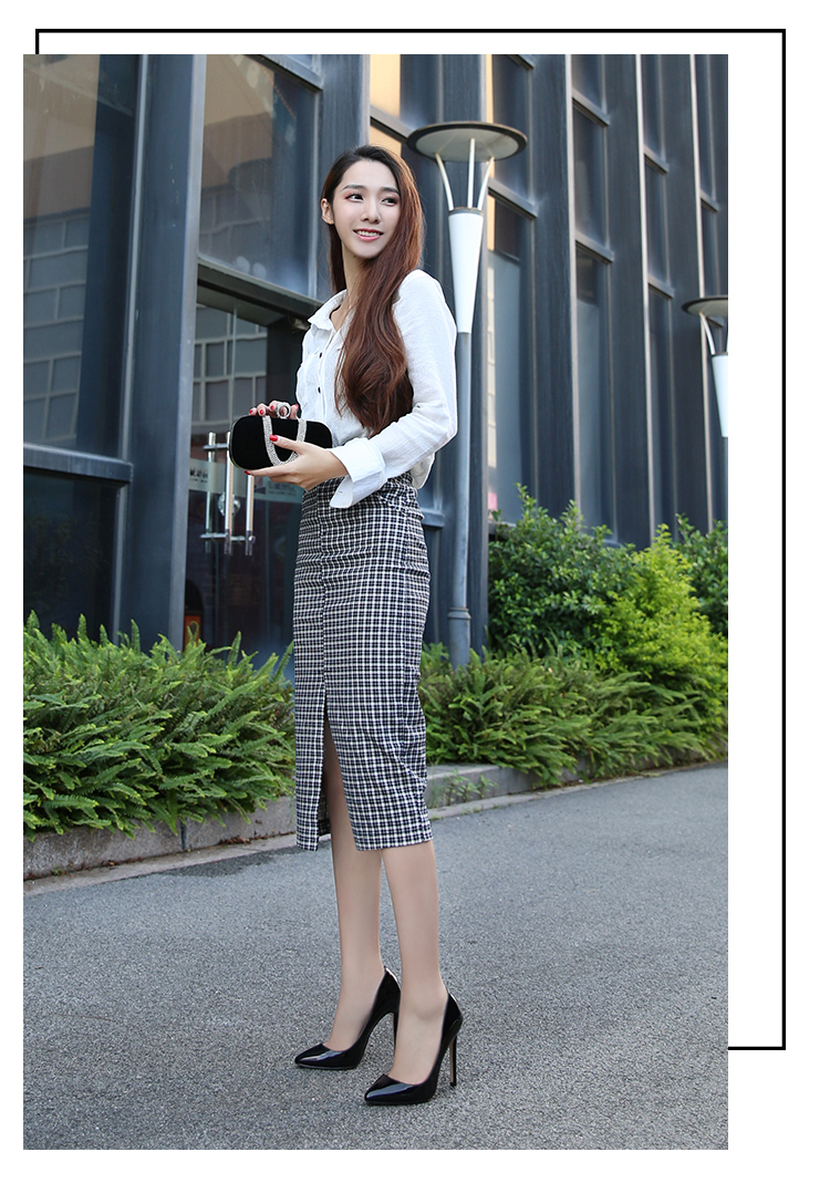 情趣伪娘高跟鞋床上免脱细跟尖头大码用品女装大佬漆皮单鞋男反串cd