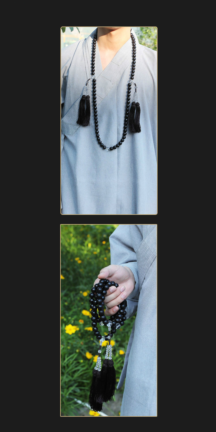 唐密84颗木患子佛珠 双佛头念珠 东密真言宗密宗念珠无患子见愁