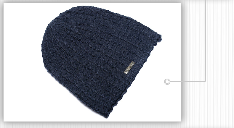 专柜轻奢品牌欧美原创定制任嘉伦明星同款冬天男士针织帽子线加绒加厚