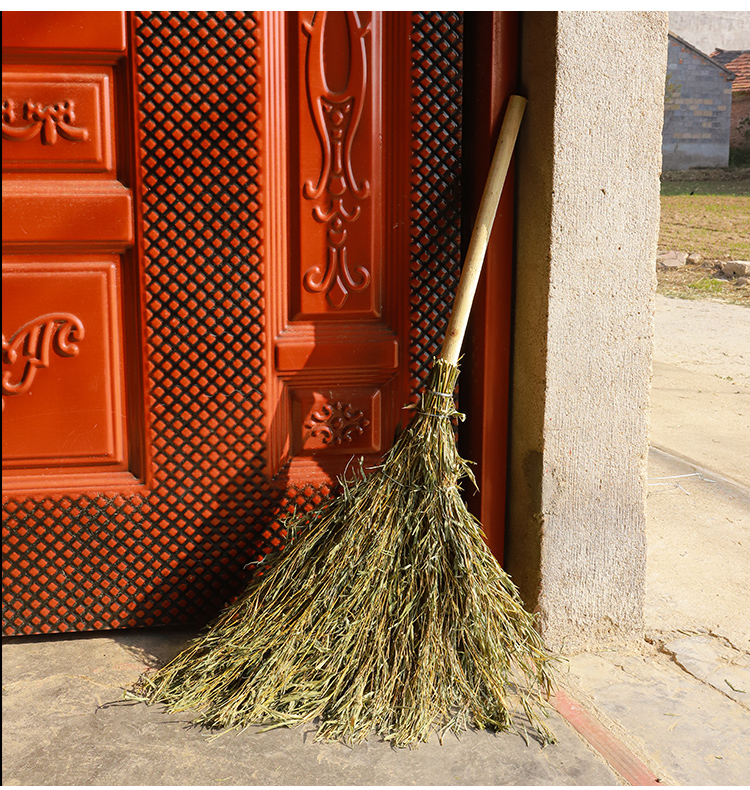 环卫竹扫把农村老式扫帚工厂车间专用木柄竹柄大扫把扫庭院子马路