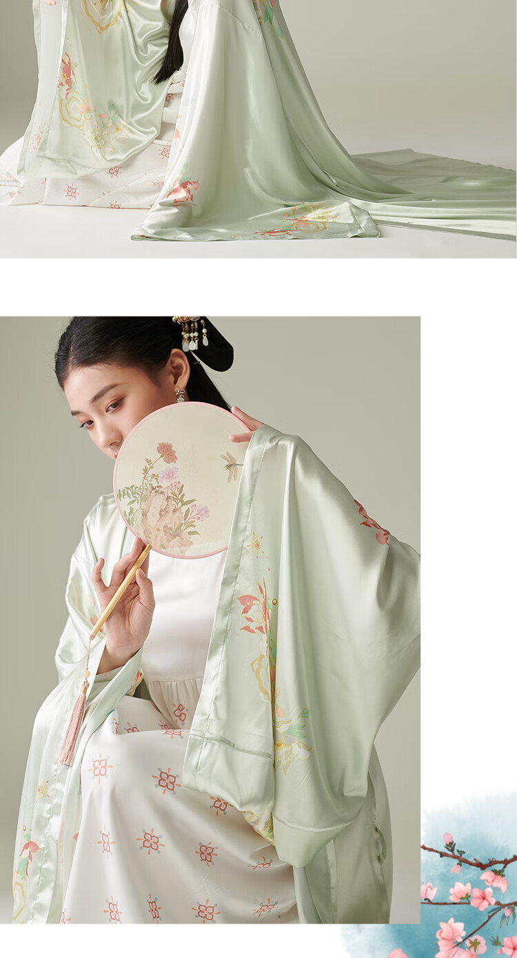 晨袍新娘中式中国风新娘晨袍古风睡衣新中式睡袍浴袍汉服宽松 浅紫色