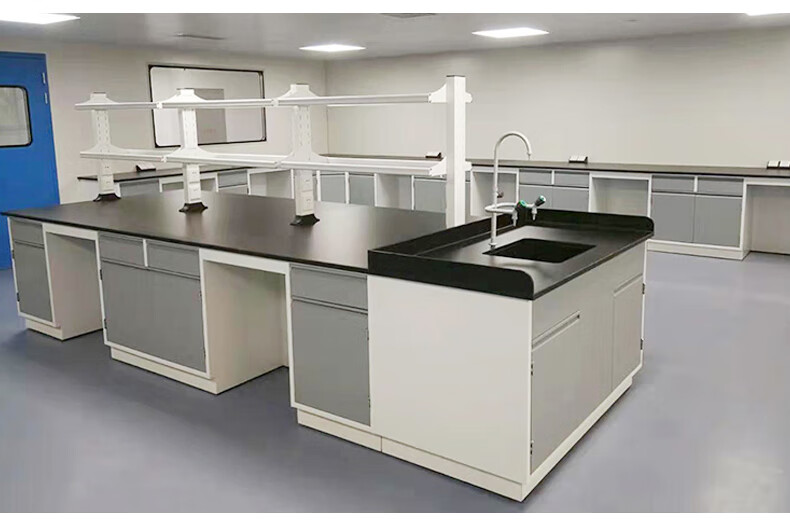 台全钢工作台试验操作台边台pp化学实验桌化验台 全木中央台1000*1500