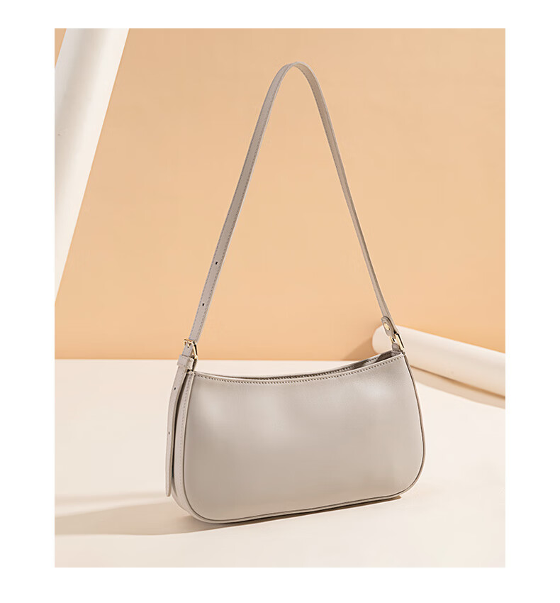 半坡adodo新款包包女包单肩腋下包高级感小众设计牛皮单肩斜挎法棍包