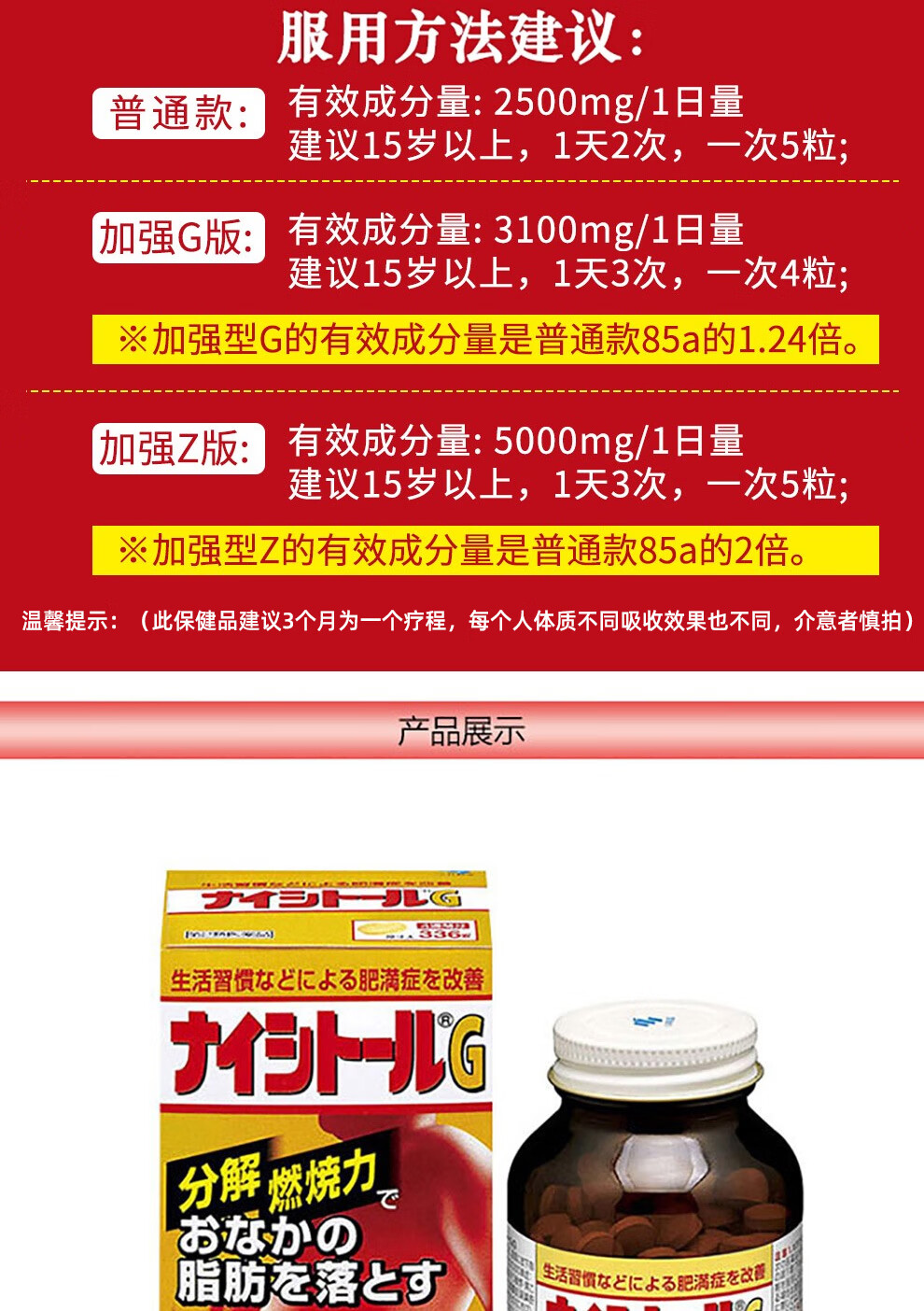 【日本直邮】KOBAYASHI小林制药 腰腹排油消脂瘦身片 加强版G 336錠