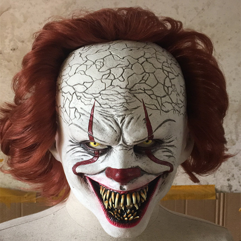 【618活动】新蝙蝠侠头套正义联盟男女希斯莱杰小丑面具假发恐怖鬼