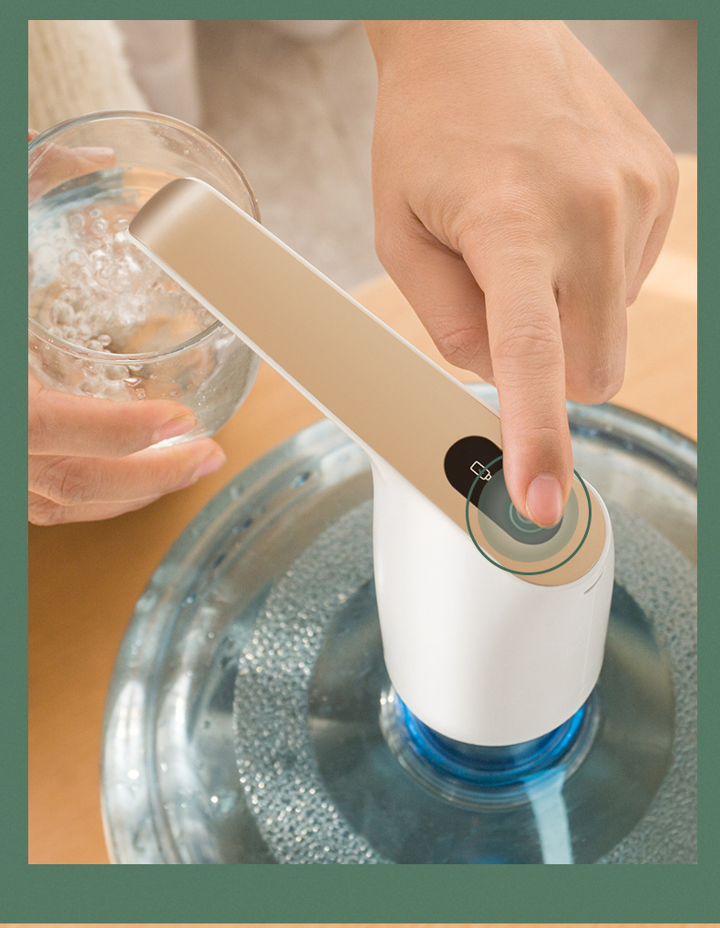 桶装水智能抽水机电动饮水机家用自动上水器充电矿泉水自动抽水器