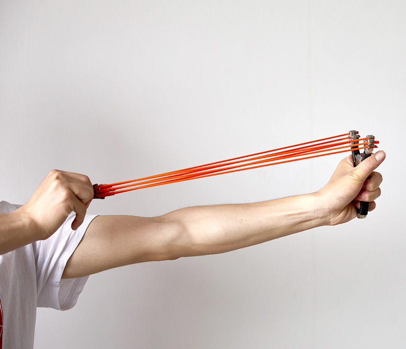 弹弓成人强力威力大耐用圆皮筋高精度精准度弹躬卡球