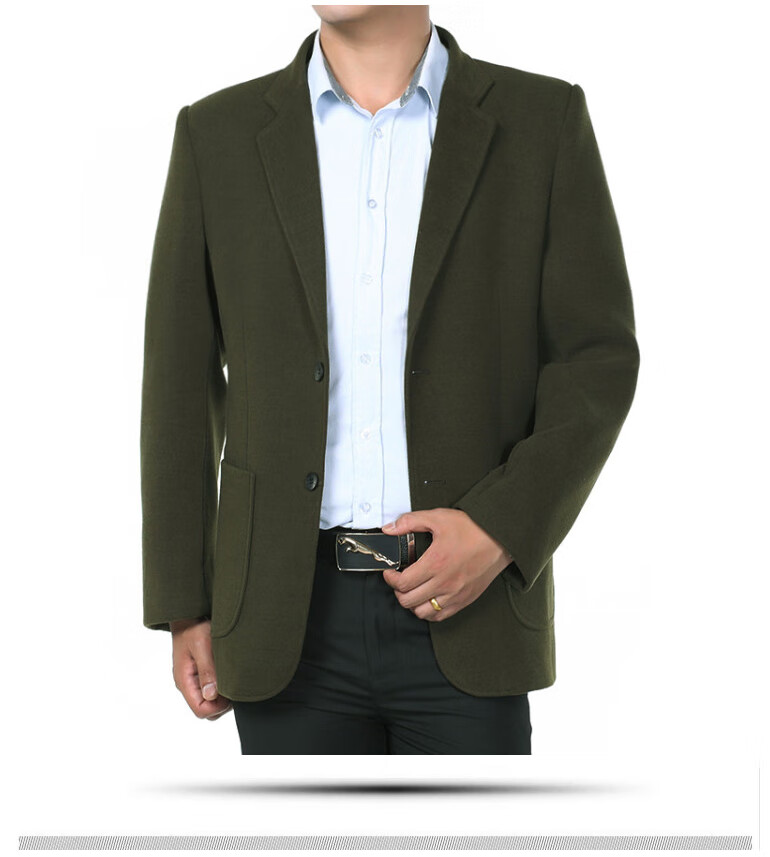 罗蒙【轻商务】春秋男士西装中老年男便西休闲西服中年男装外套爸爸