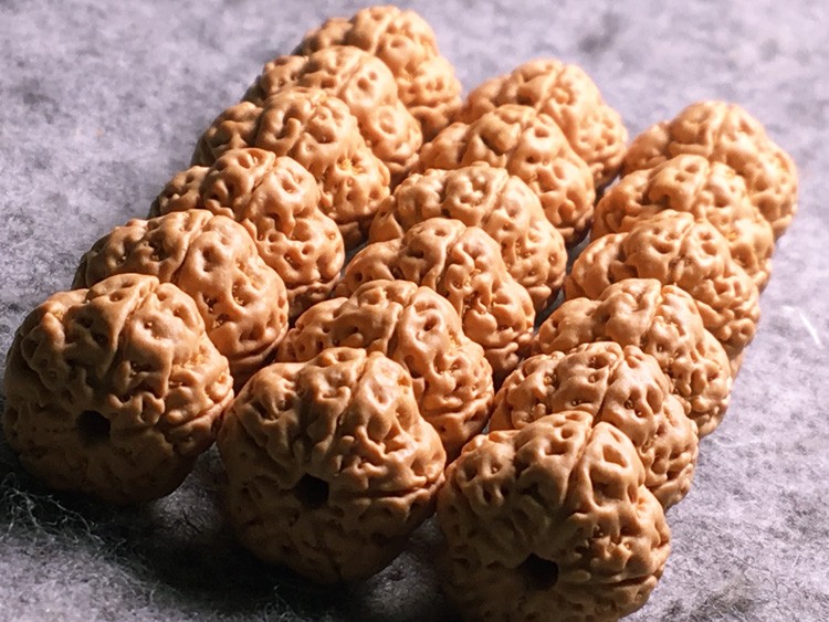 小金刚菩提子帝王花手串单圈5瓣小金刚108颗蜂窝梅花双龙手链 一代