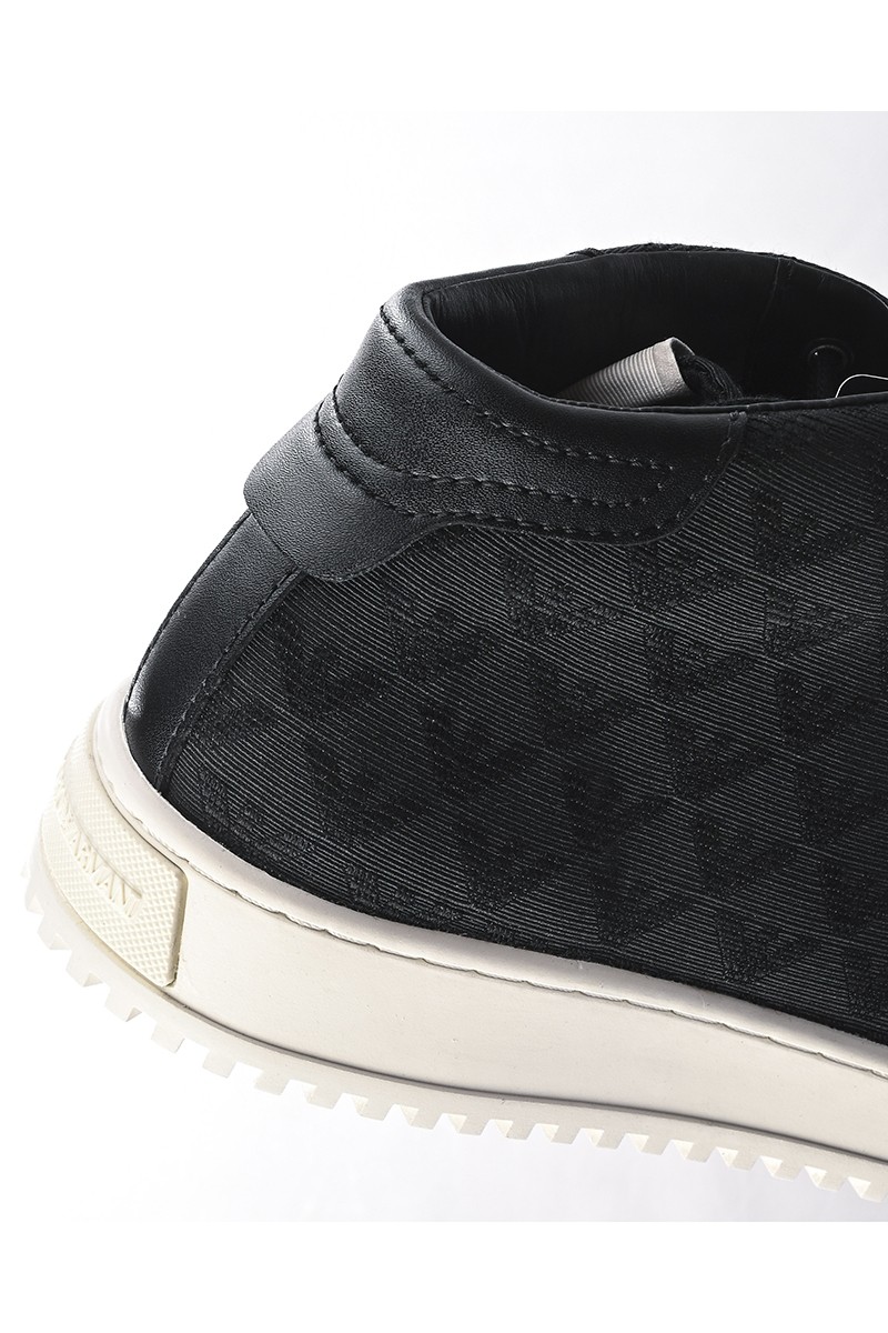 阿玛尼(emporio armani)ea男鞋男士低帮休闲logo百搭运动板鞋x4z103xn