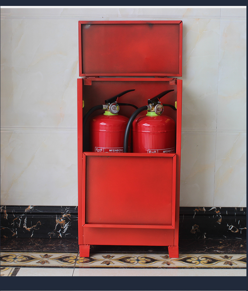 迈多多加厚灭火器箱子4kg2只装42具4公斤干粉放2具