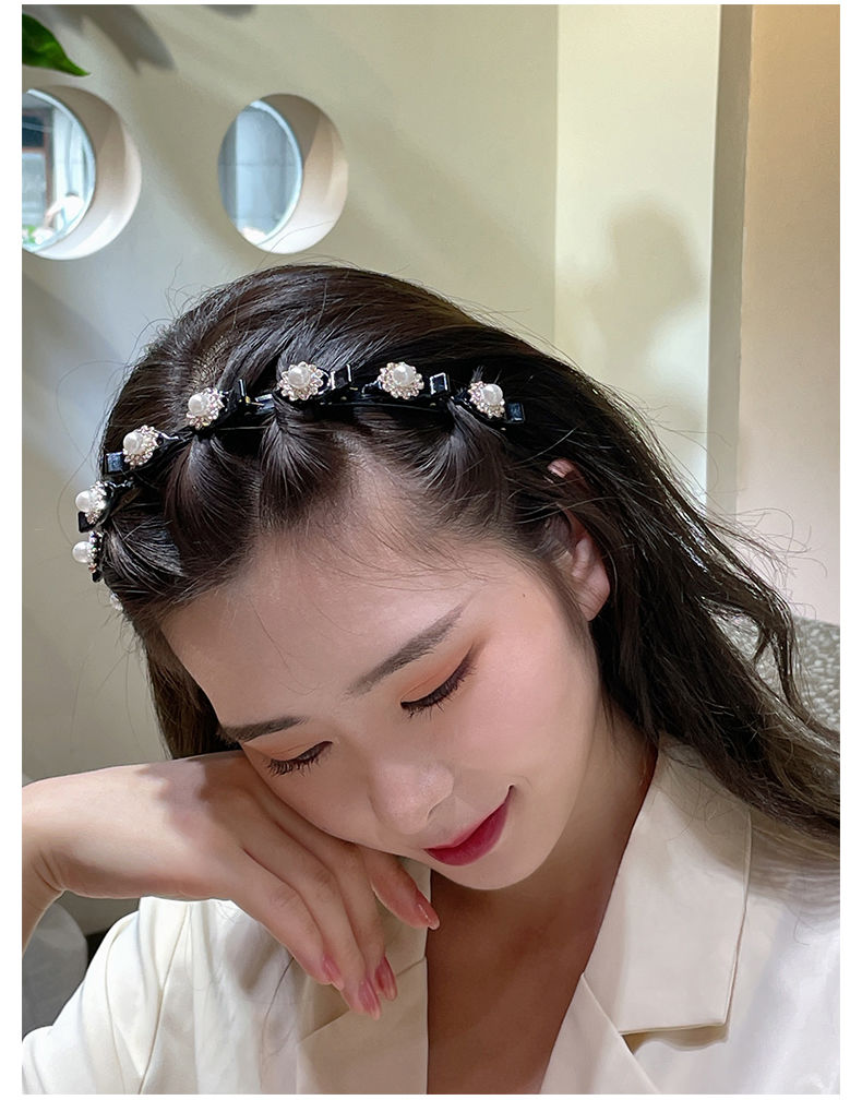 懒人编织发箍 新款可编发夹碎发神器懒人头箍女化妆洗脸用头饰韩版网