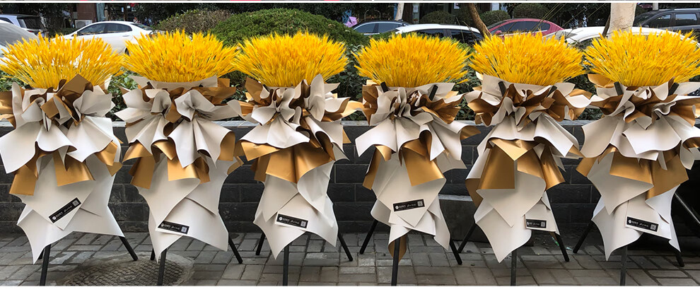 维纳斯大麦花篮开业鲜花大麦花束手提篮同城配送上门同城速递北京上海