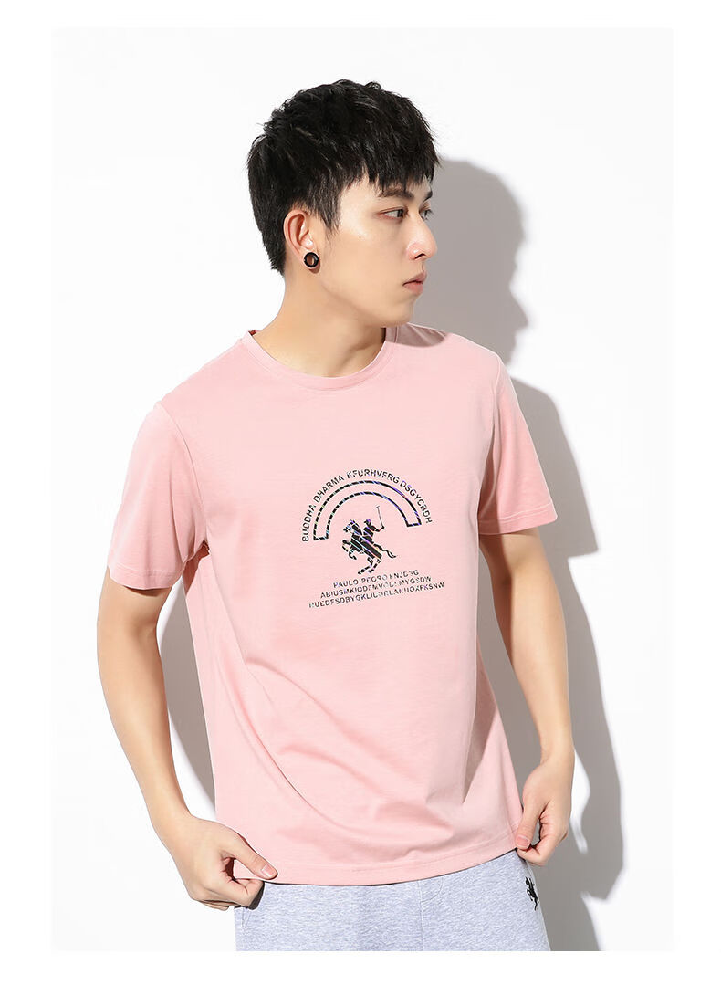 paulo pedro男人装/保罗·彼得战马paulo pedro/夏季新款圆领t恤(1801