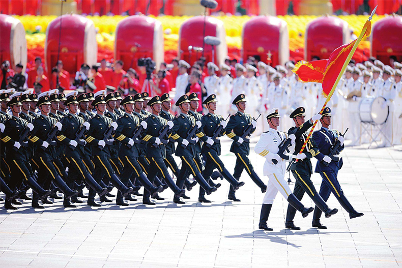 2021年建军节大阅兵图片