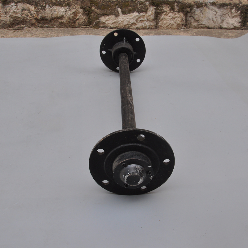 四眼五眼马车轴 拖车轴平板车仓库货运车轴总成含轴