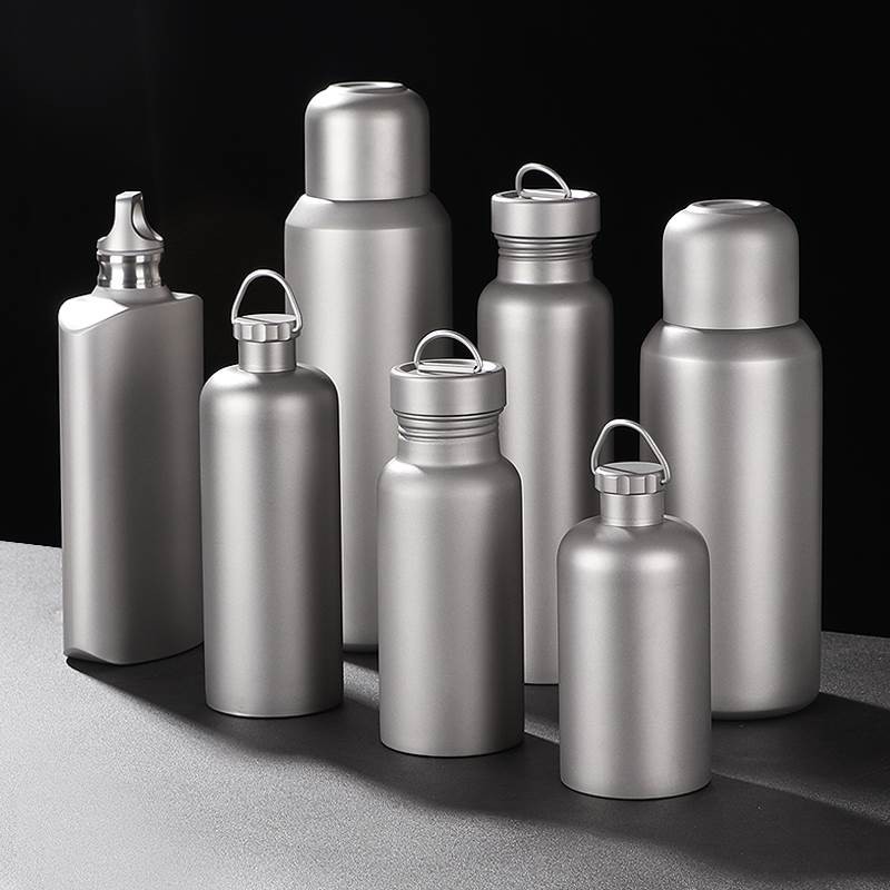 帝圣deesen纯钛户外运动水壶便捷单层钛合金水杯子男夏季不保温大容量