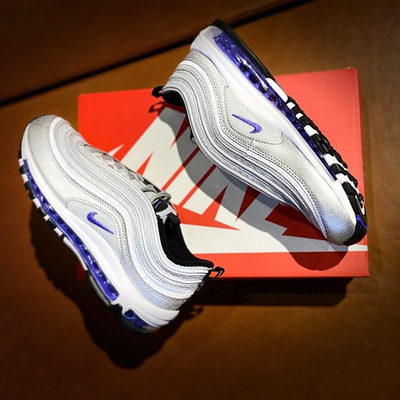 nike耐克男鞋秋季新款运动鞋airmax97子弹头全掌气垫减震休闲跑步鞋