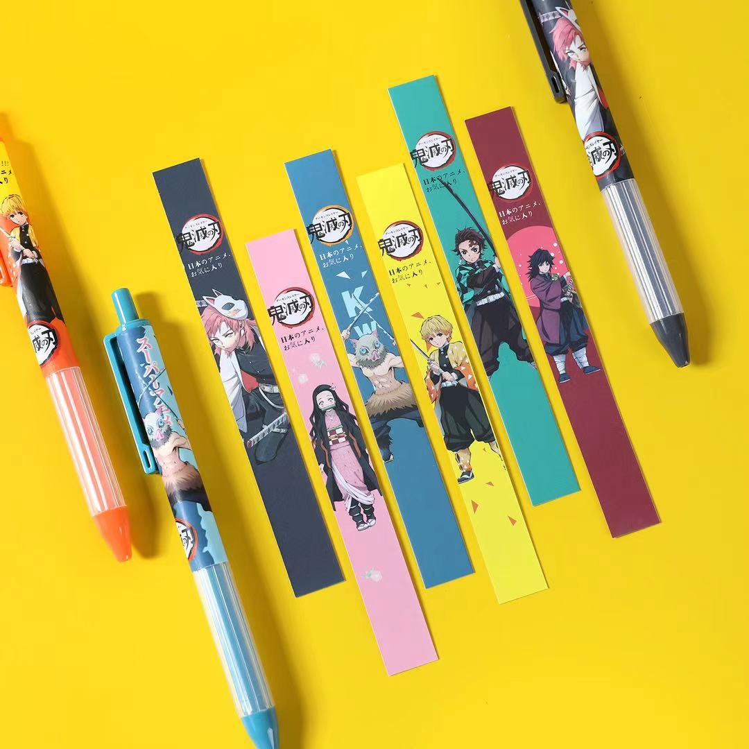鬼灭之刃新款盲盒笔炭治郎祢豆子善逸义勇中性笔0.5按动鬼灭文具.