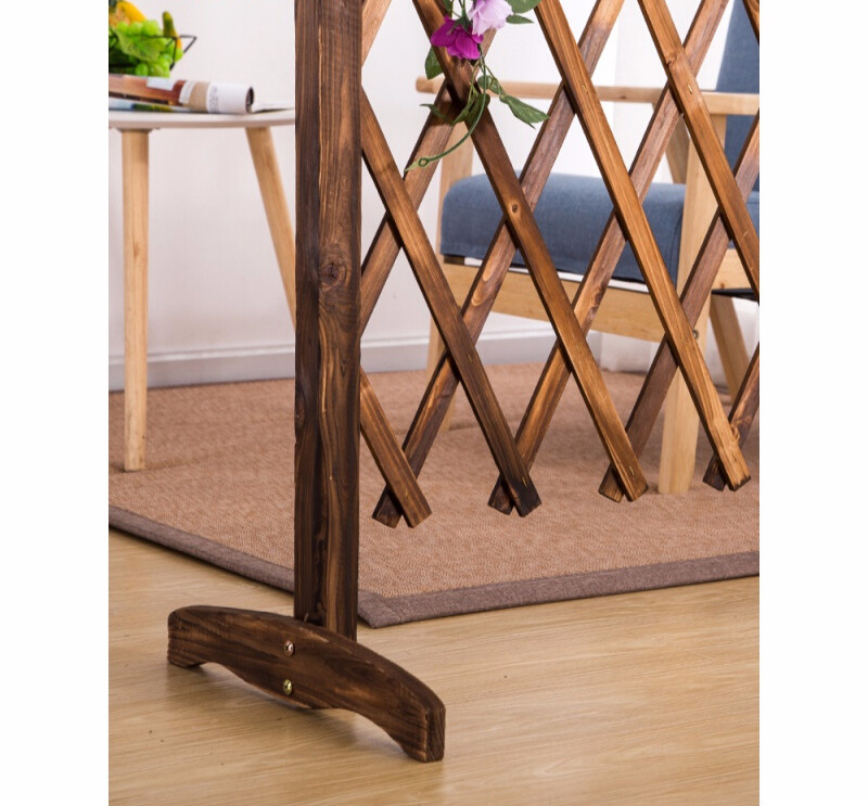 定制花架实木餐厅客厅室内阳台装饰狗狗围栏篱笆护栏宠物隔断木栅栏h