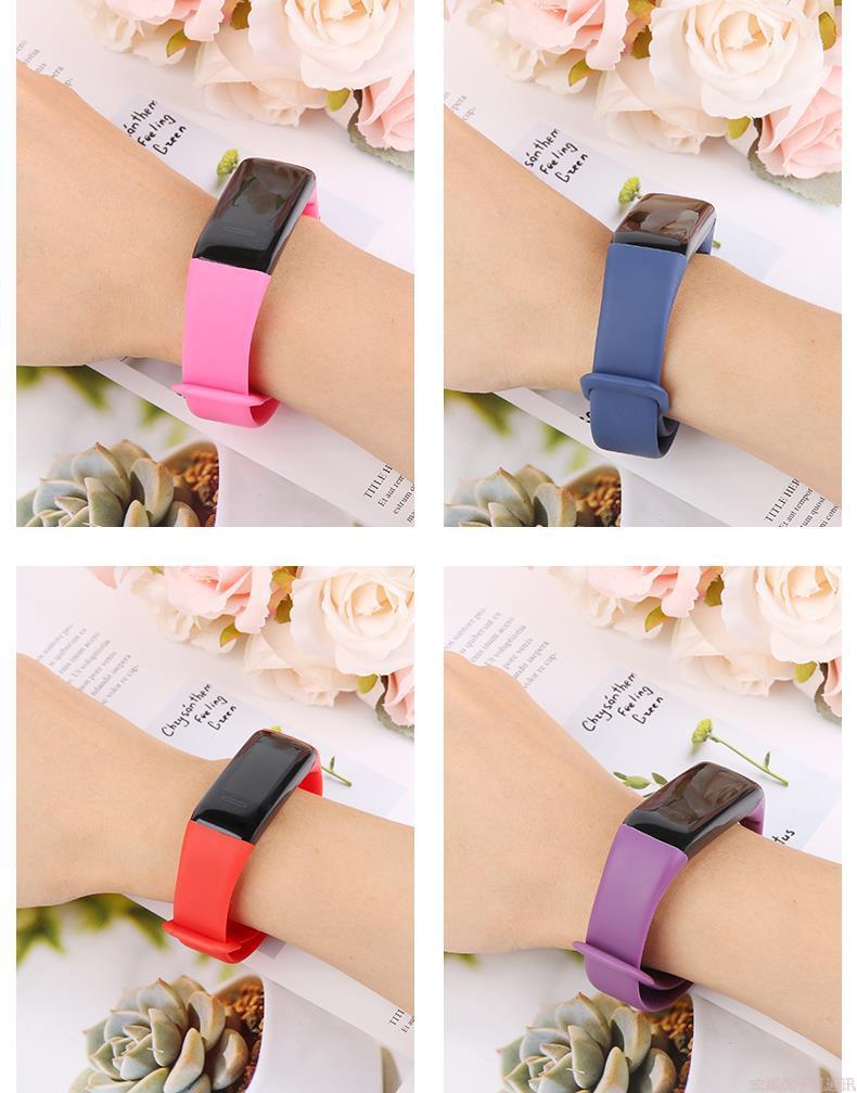 岚兮冉乐心手环腕带mambo12355s表带hr环带hr2band2插拔式ziva带2代