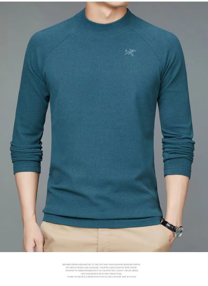 官方自营联名鸟牌画骨鸟绣花卫衣大鸟牌抓绒长袖t恤男秋冬新款高端