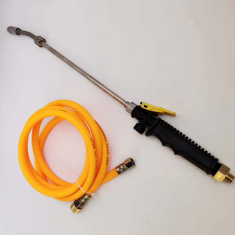 腾跃 雾化喷嘴喷枪清洗空调喷洒洗车调节水枪花园浇花喷雾加长喷枪喷