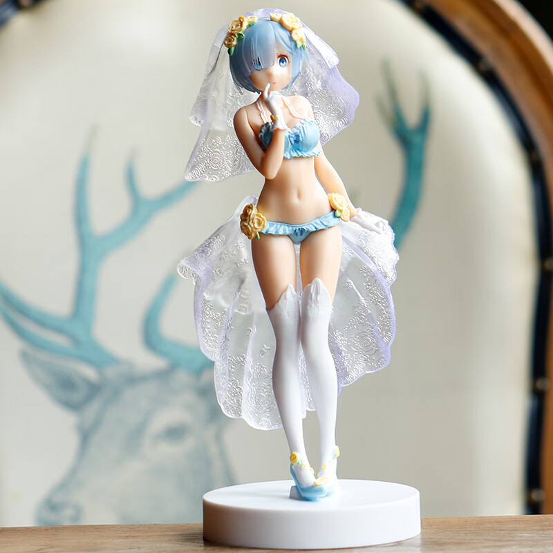 从零开始的异世界生活手办婚纱蕾雷姆公仔动漫美少女周边模型礼物