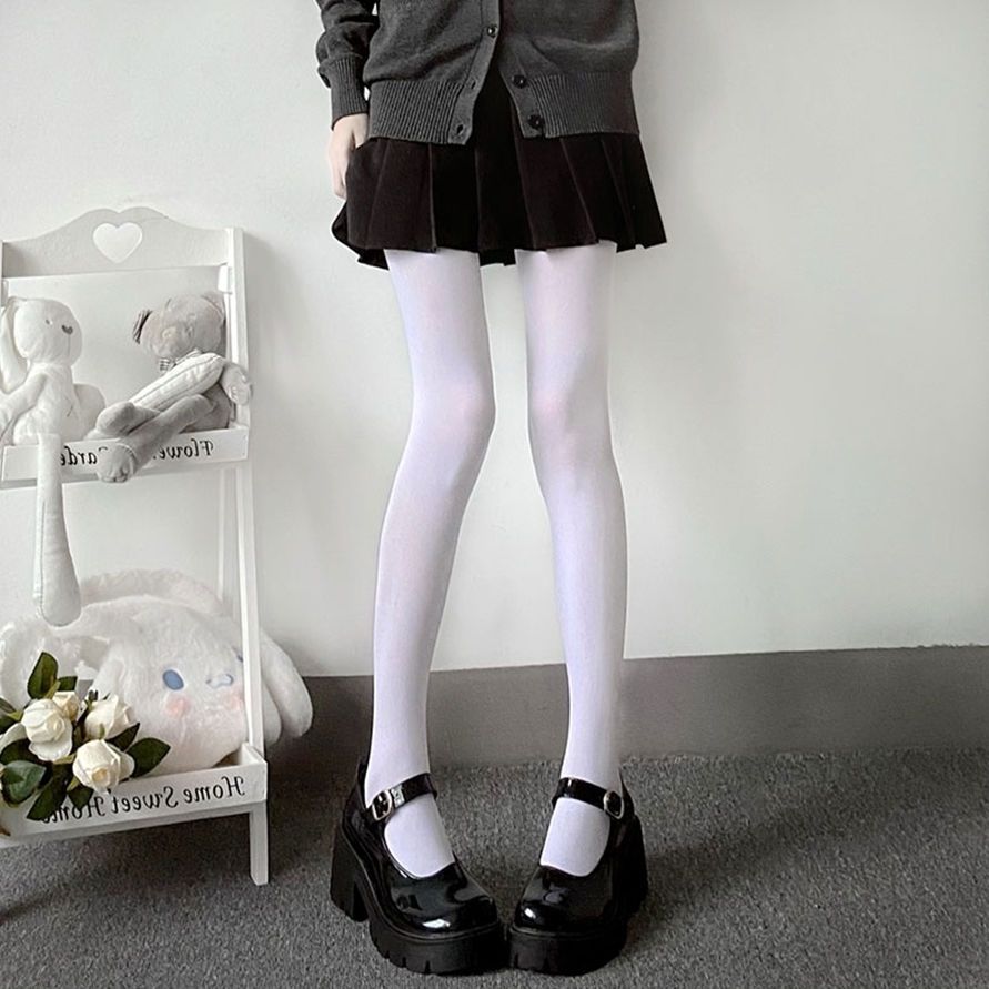 高个子加大白色女装连裤袜子190超长打底春秋款丝袜 黑色【连裤袜】