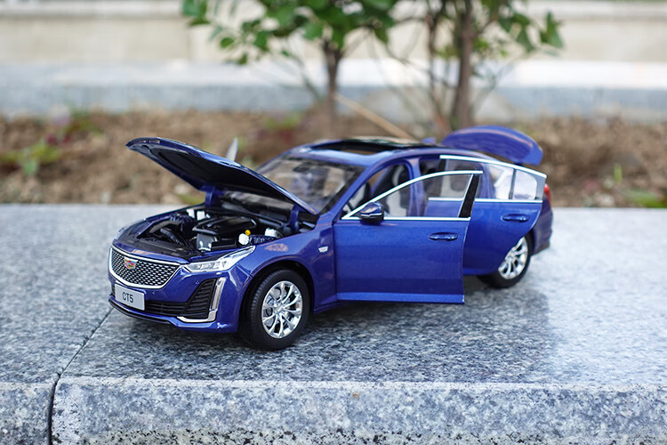 凯迪拉克车模ct5合金ct5 4 6 xt6 仿真合金汽车模型收藏摆件 ct6锆