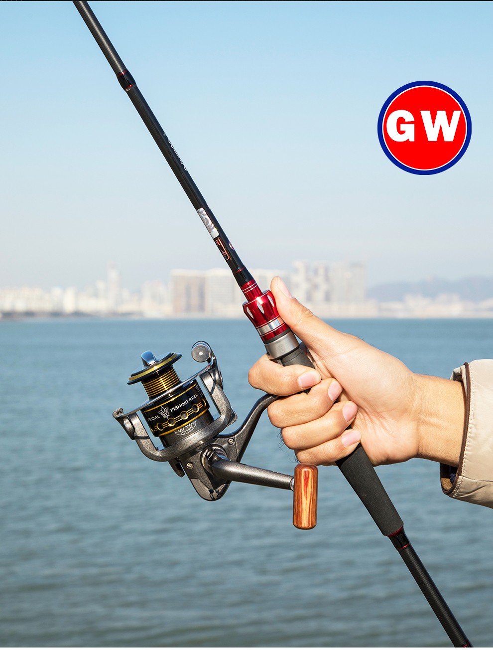 gw光威新品钓三秋精英版路亚竿双稍路亚猎黑竿鲈鱼马口垂钓竿鱼杆具