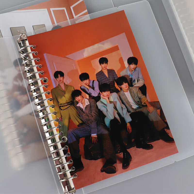 时代少年团5活页本刘耀文宋亚轩记事笔记本子5网格本手账本 a5横线 刘