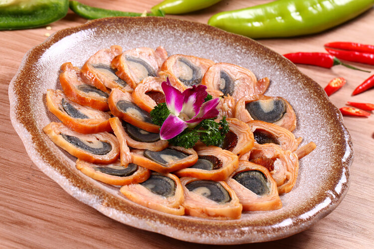 福建皮蛋卷鸭皮卷开袋即食鸡皮皮蛋卷台湾鲍鱼卷彩蛋