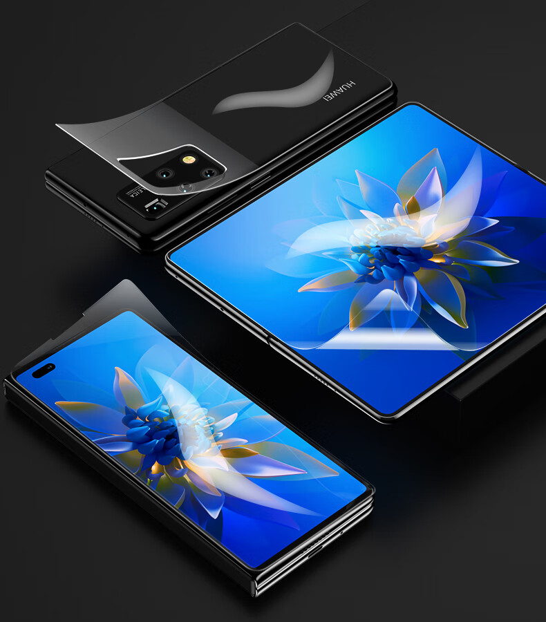 egguea适用matex2折叠屏水凝膜xs保护膜mate折叠机x2贴膜后背膜镜头膜