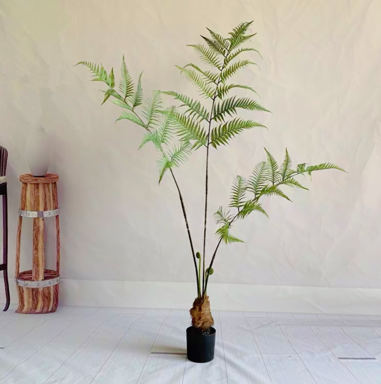 仿真金丝猴头蕨绿植室内大型植物假盆栽客厅摆件仿生树造景装饰 160cm