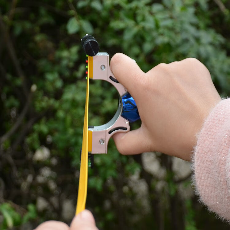 扁皮弹弓大全98k激光瞄准枪式户外高精度强力弹工架 蓝色98k【激光瞄