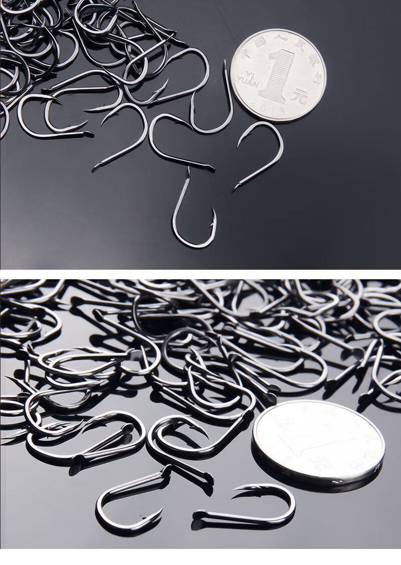 伊势尼有倒刺日本进口鱼钩散装鲫鱼鲤鱼草鱼正品钓鱼钩台钓勾渔钩100