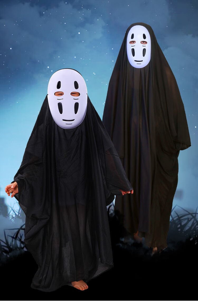 万圣节服装儿童幽灵套装 男童女孩服饰cos衣服可爱鬼装扮套装服饰 1.