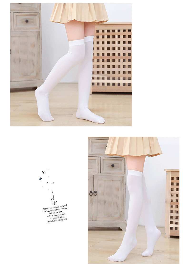 儿童长筒袜女童夏季薄款312岁小女孩表演出舞蹈袜子中小童透气过膝