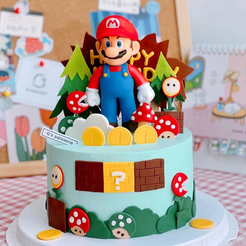 百世今生超级玛丽马里奥生日蛋糕同城配送北京深圳广州西安成都太原