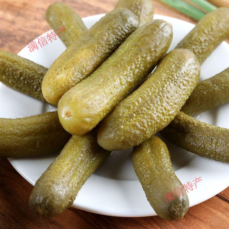 黑龙江特产俄式酸黄瓜罐头330g下酒菜哈尔滨小乳瓜泡菜爽口国内产20瓶
