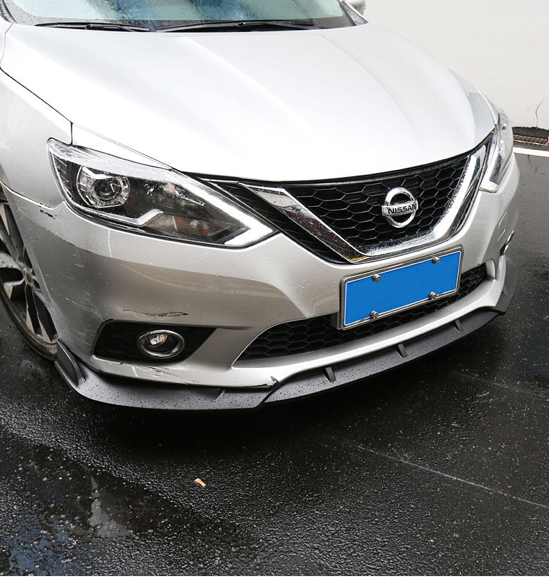 适用于14代日产新轩逸改装前铲专用防撞防刮前包围前唇外观装饰 专车