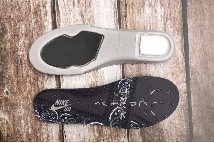 适配耐··克dunksb鞋垫影子灰腰果花冰淇淋板鞋zoom aj气垫减震男女