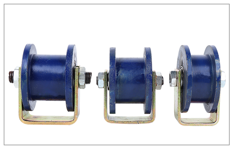 双边滑轮h型轻轨轨道轮工字钢重型方管轨道轮方槽铁钢轮定制 100h型