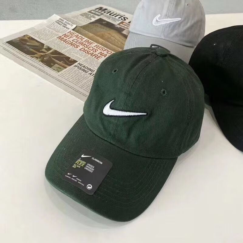 耐克(nike)新款软顶刺绣棒球帽镂空刺绣男女可调节鸭舌帽子遮阳简约时