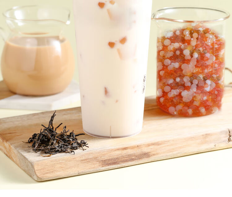 三色魔力水晶果彩色椰果奶茶店专用椰果粒桶装珍珠布丁原料椰果肉